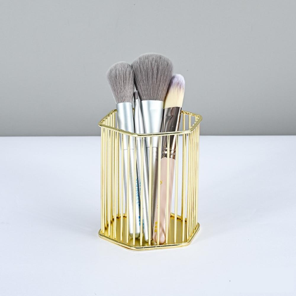 6 Colors Iron Storage Rack Desktop Book Pen Storage